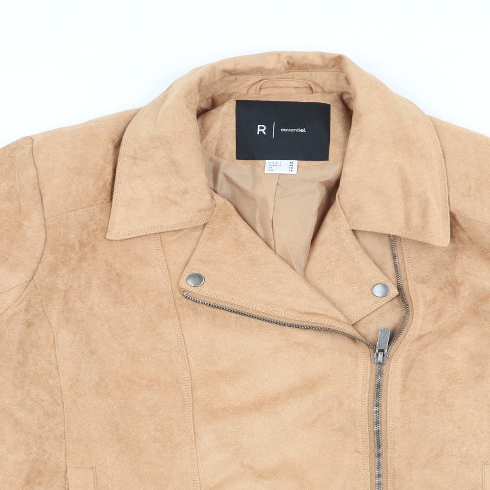 Essentials Womens Beige   Jacket Coat Size 18