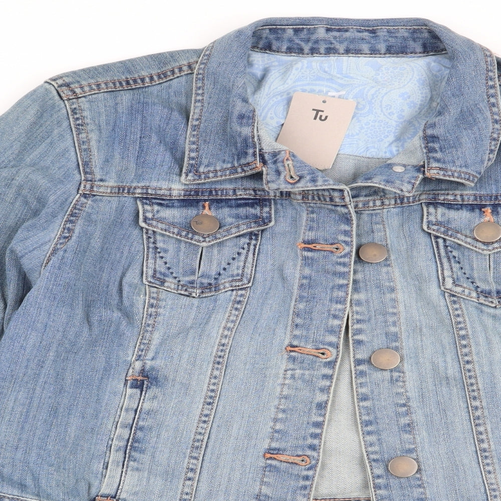 TU Womens Blue   Jacket  Size 16