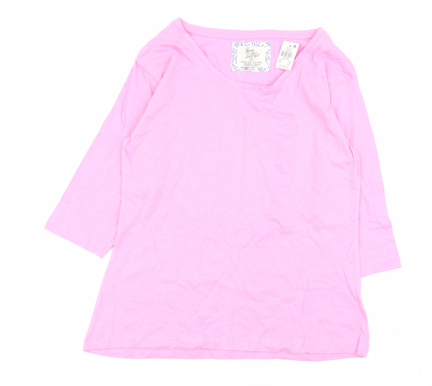 Primark Womens Pink Solid  Top Robe Size 10