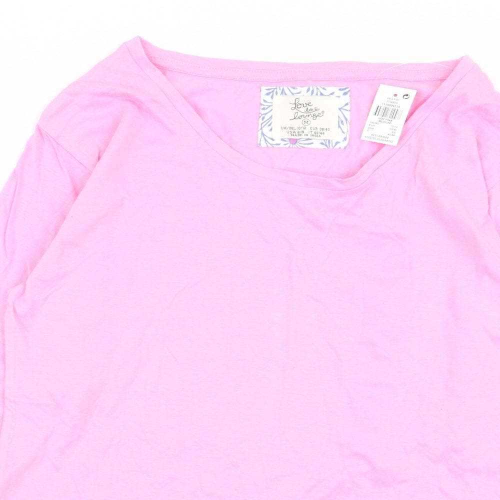 Primark Womens Pink Solid  Top Robe Size 10