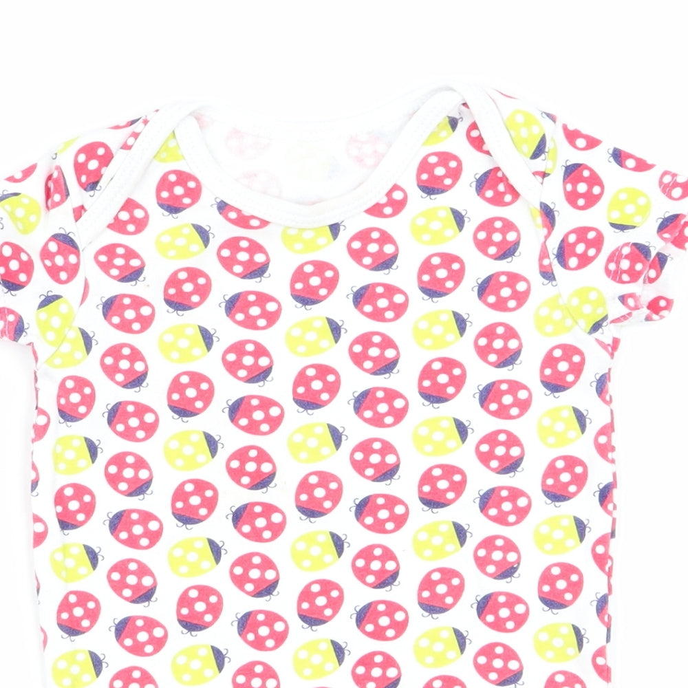 Nutmeg Baby Multicoloured Animal Print  Babygrow One-Piece Size 3-6 Months
