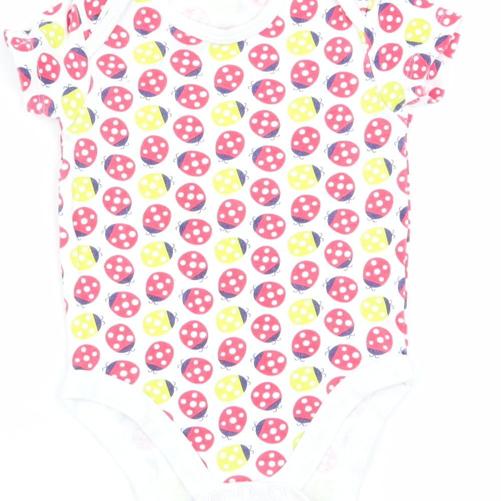 Nutmeg Baby Multicoloured Animal Print  Babygrow One-Piece Size 3-6 Months