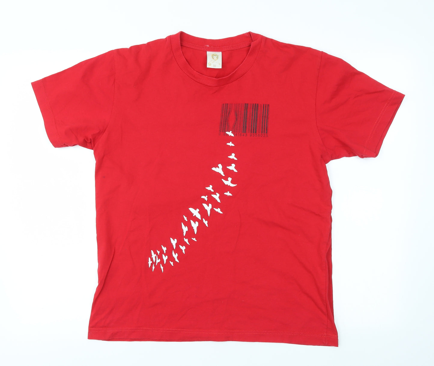 Preworn Mens Red    T-Shirt Size M