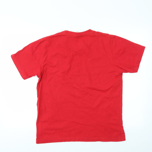 Preworn Mens Red    T-Shirt Size M