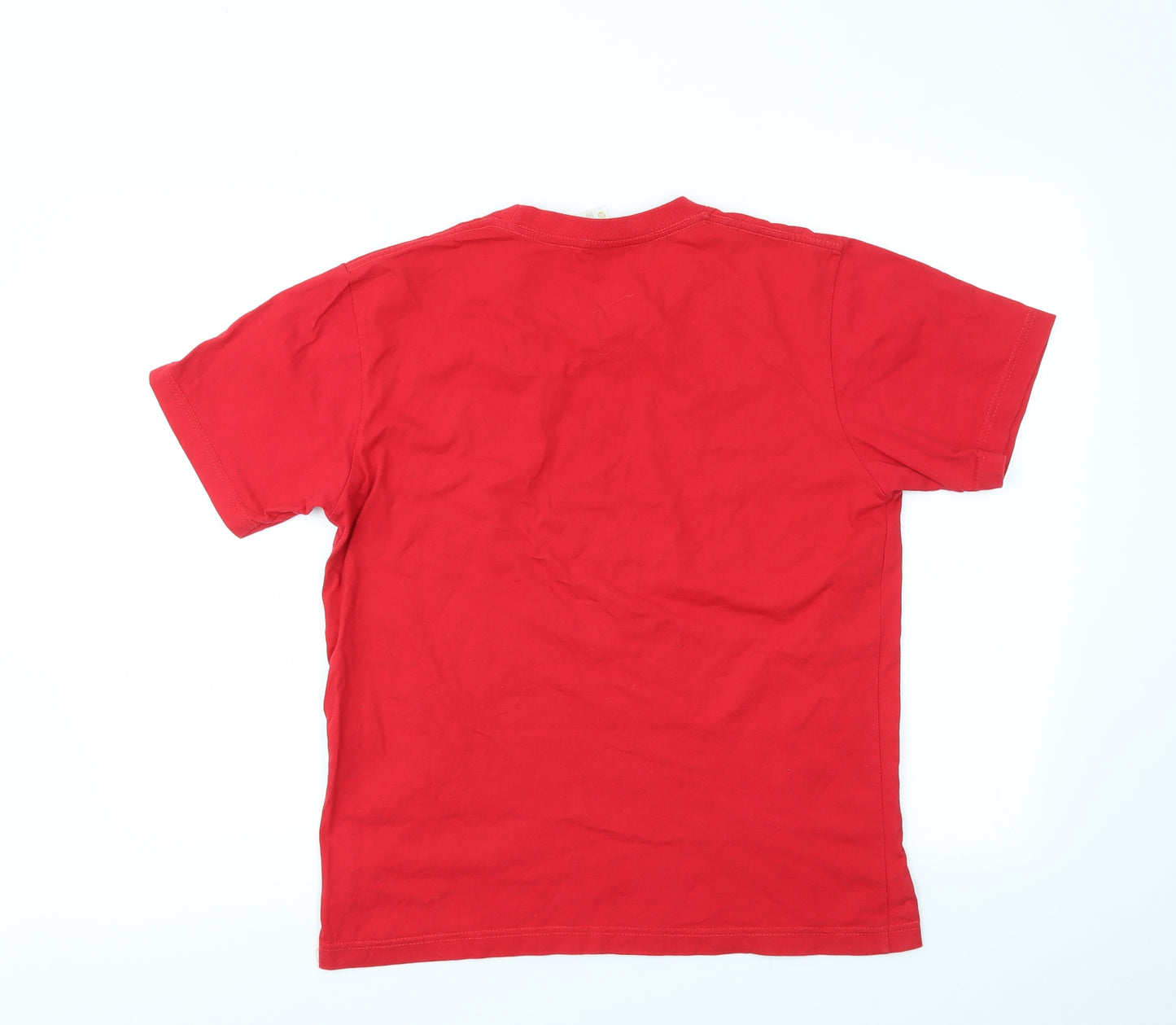 Preworn Mens Red    T-Shirt Size M