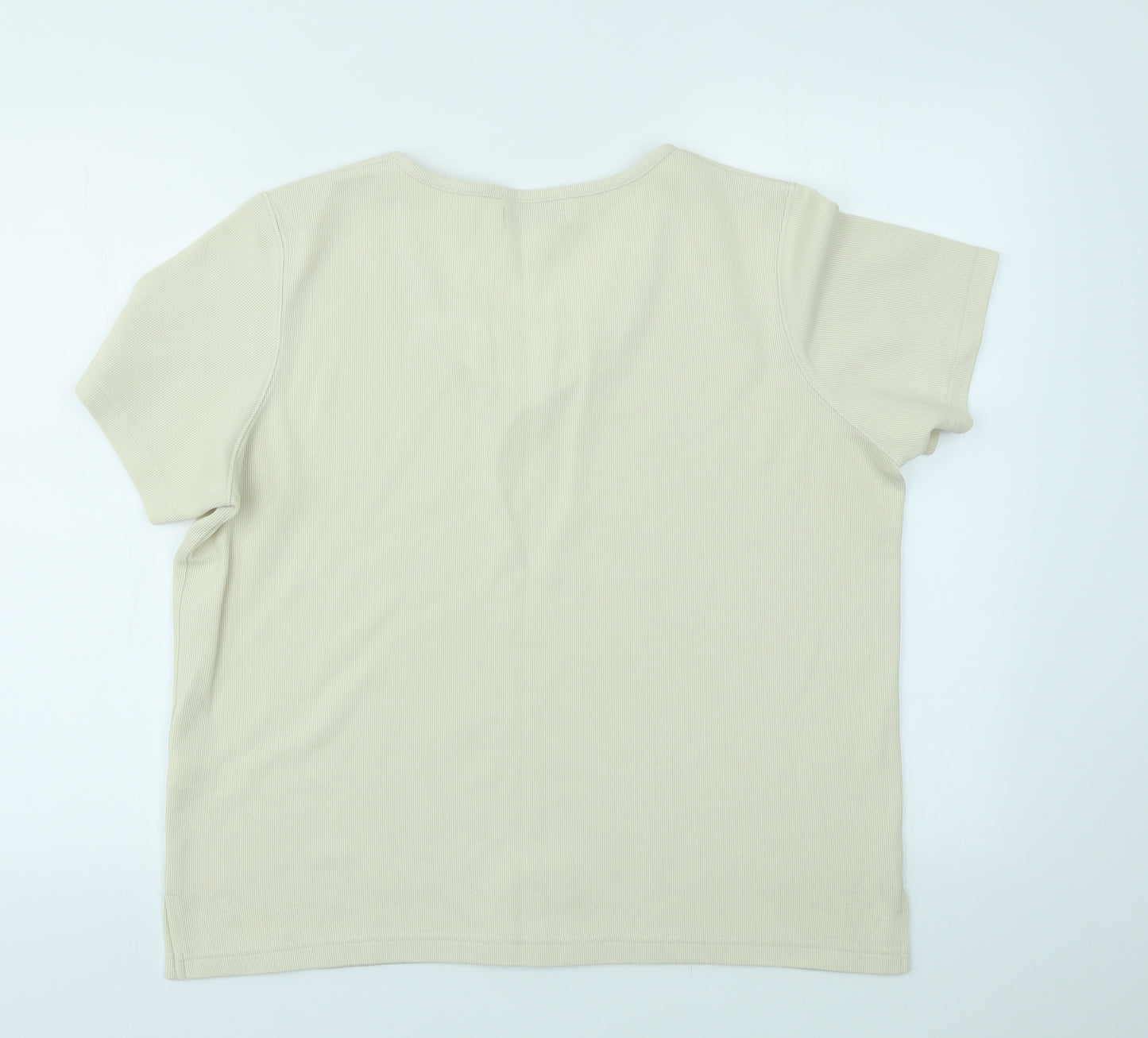 Bonmarché Womens Ivory   Basic T-Shirt Size M