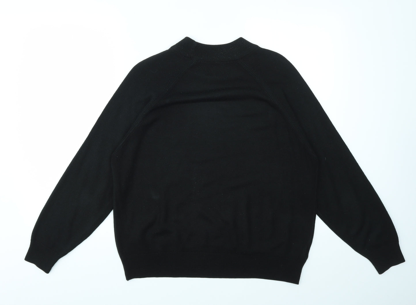 M&S Womens Black   Pullover Jumper Size 16