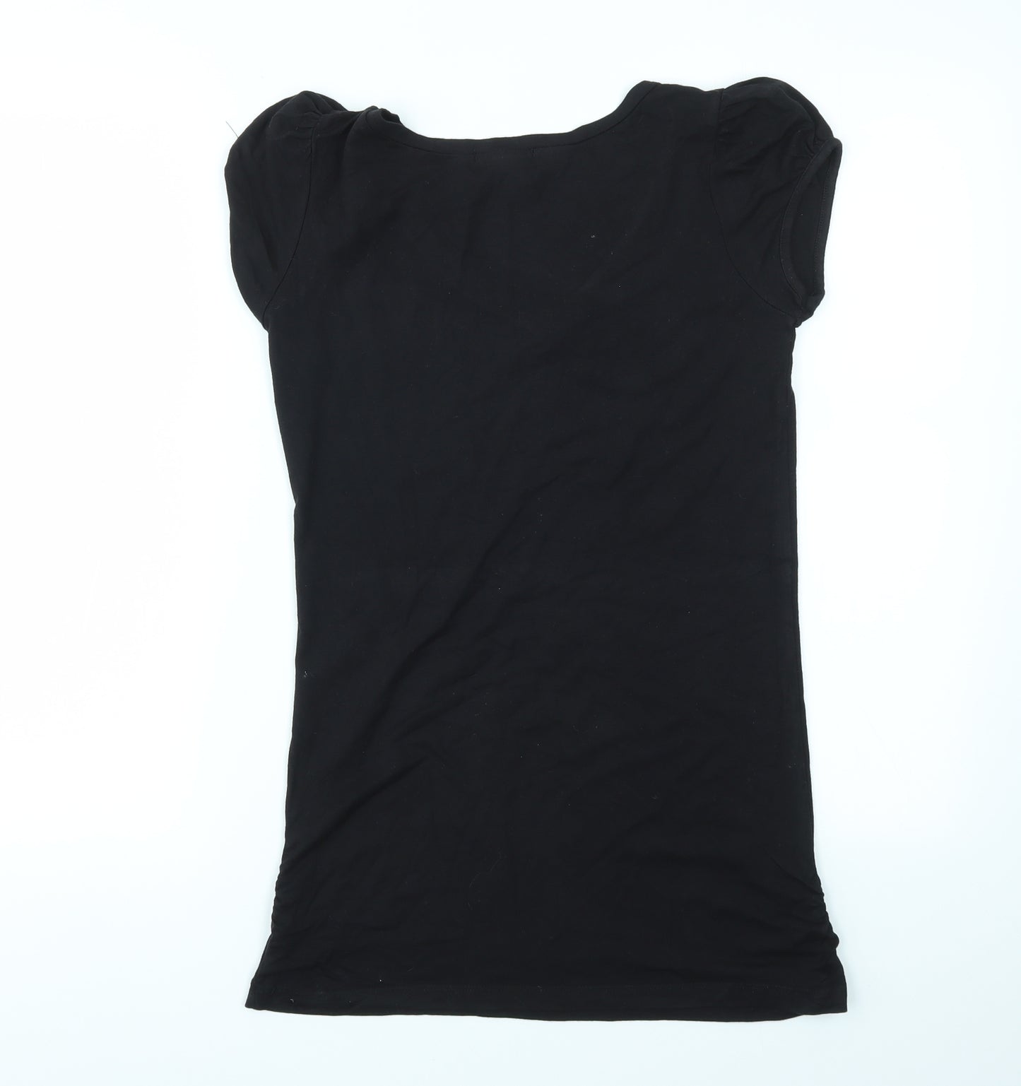 MNG Womens Black   Basic T-Shirt Size M