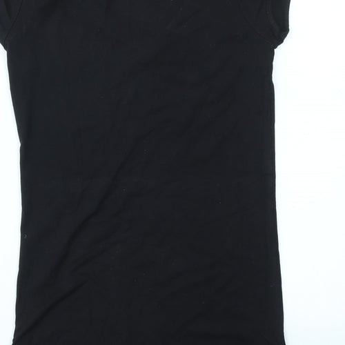 MNG Womens Black   Basic T-Shirt Size M