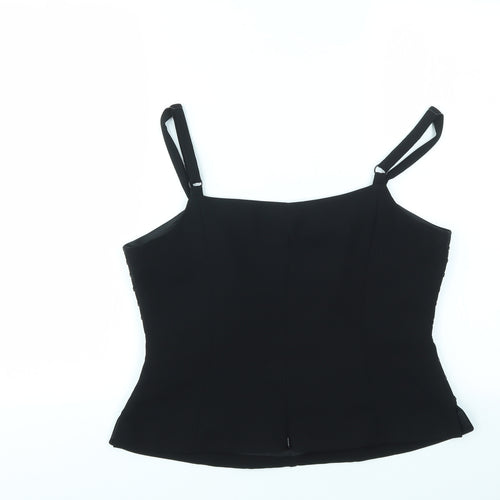 Roman Womens Black   Basic T-Shirt Size 14