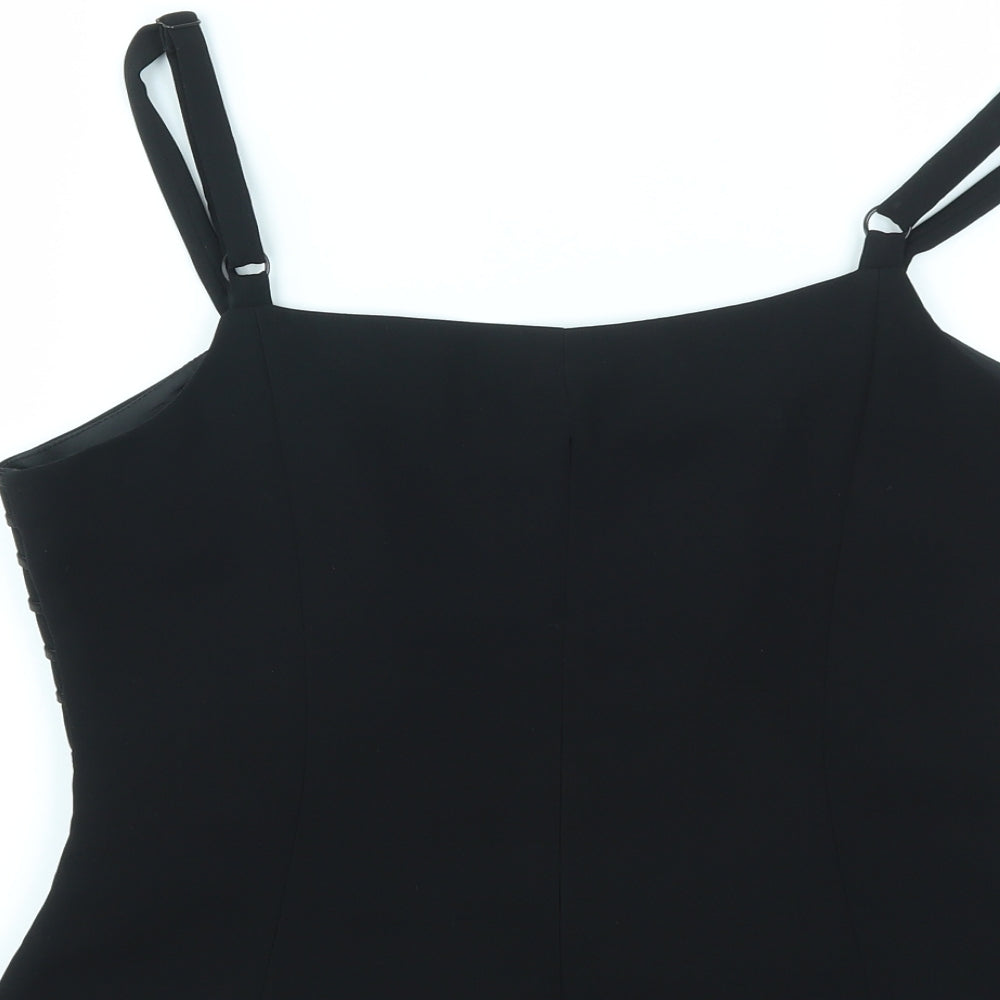 Roman Womens Black   Basic T-Shirt Size 14