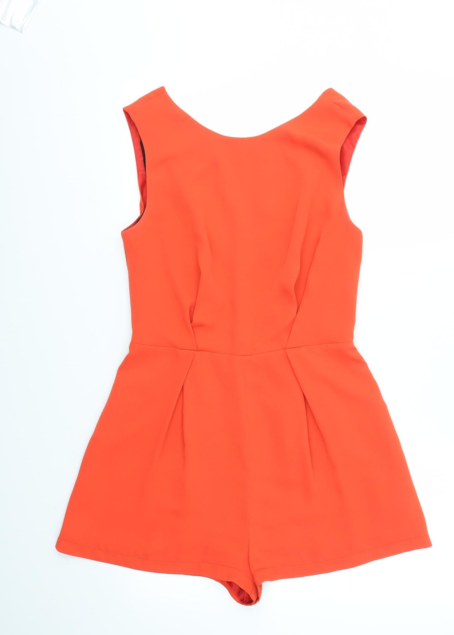 Topshop Womens Red   Playsuit One-Piece Size 10