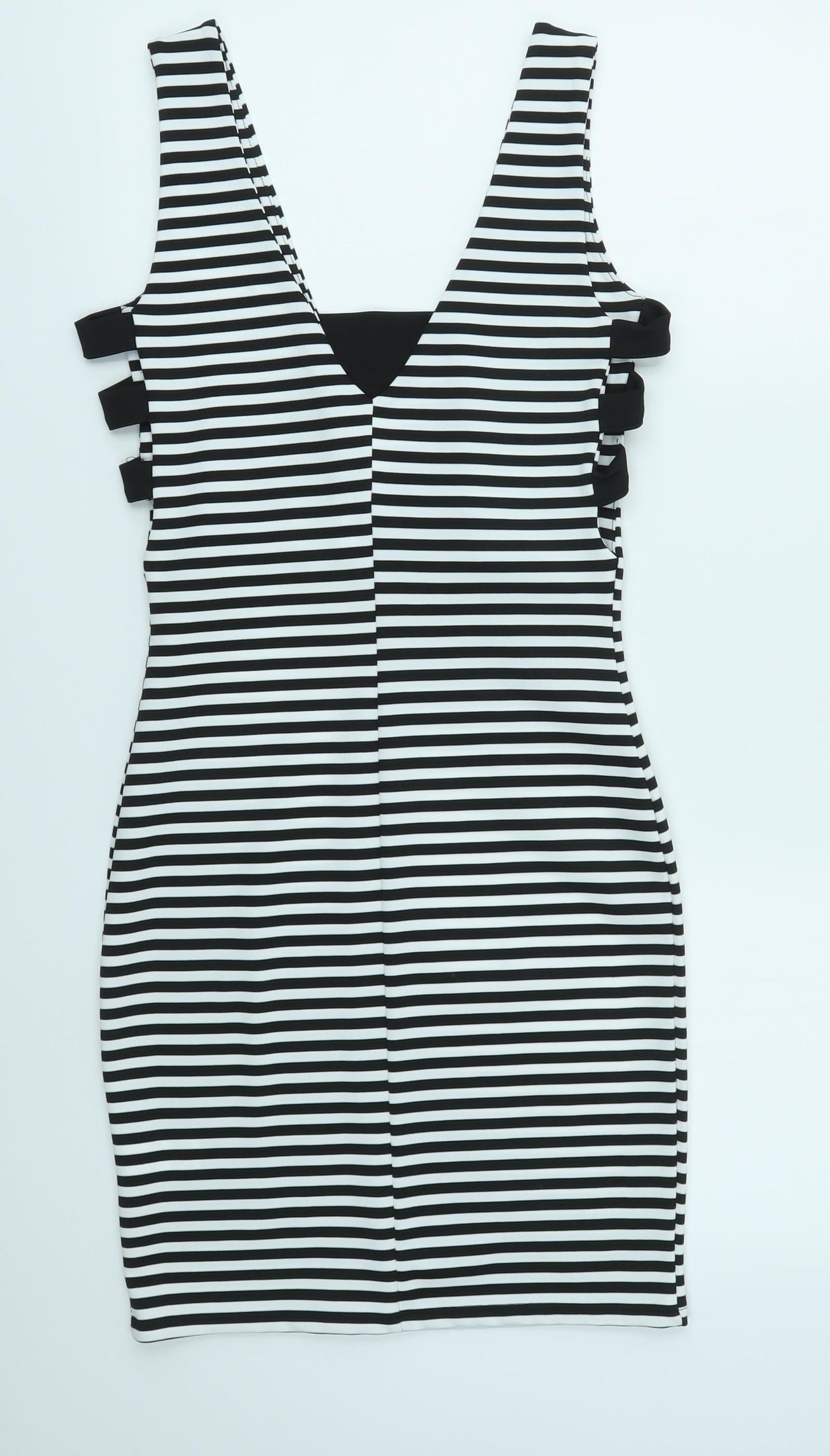 RIVER ISLAND  Womens Multicoloured Striped  A-Line  Size 10