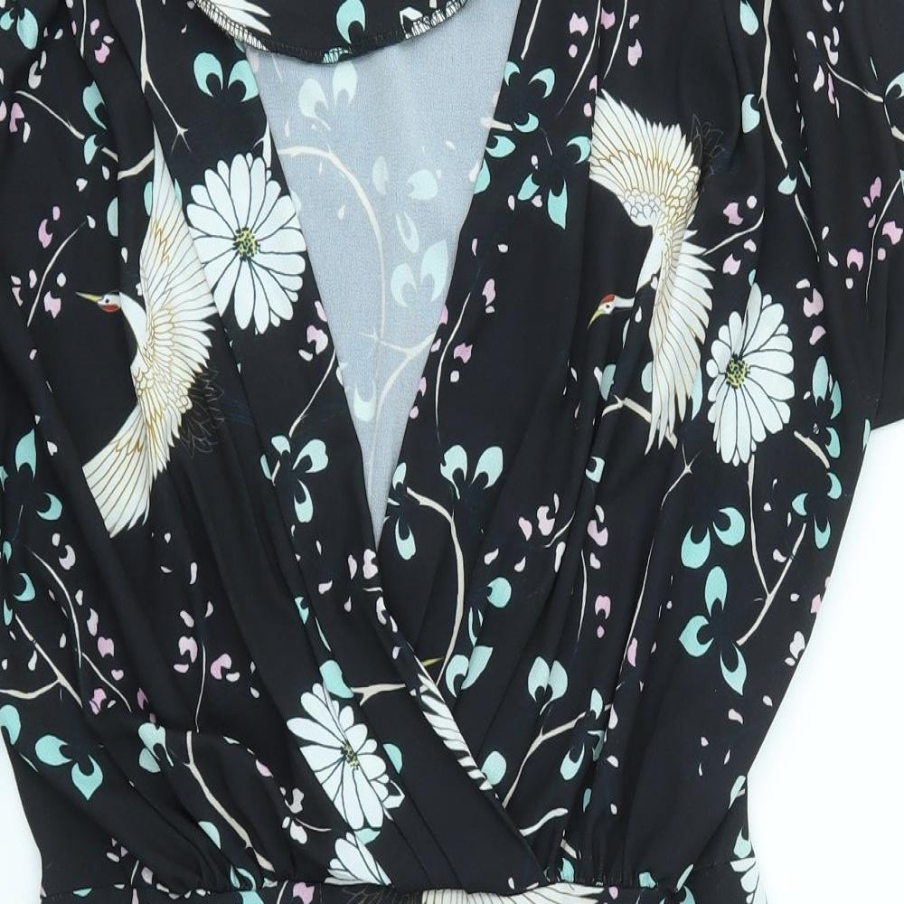 Liquorish Womens Multicoloured Geometric  Fit & Flare  Size 8