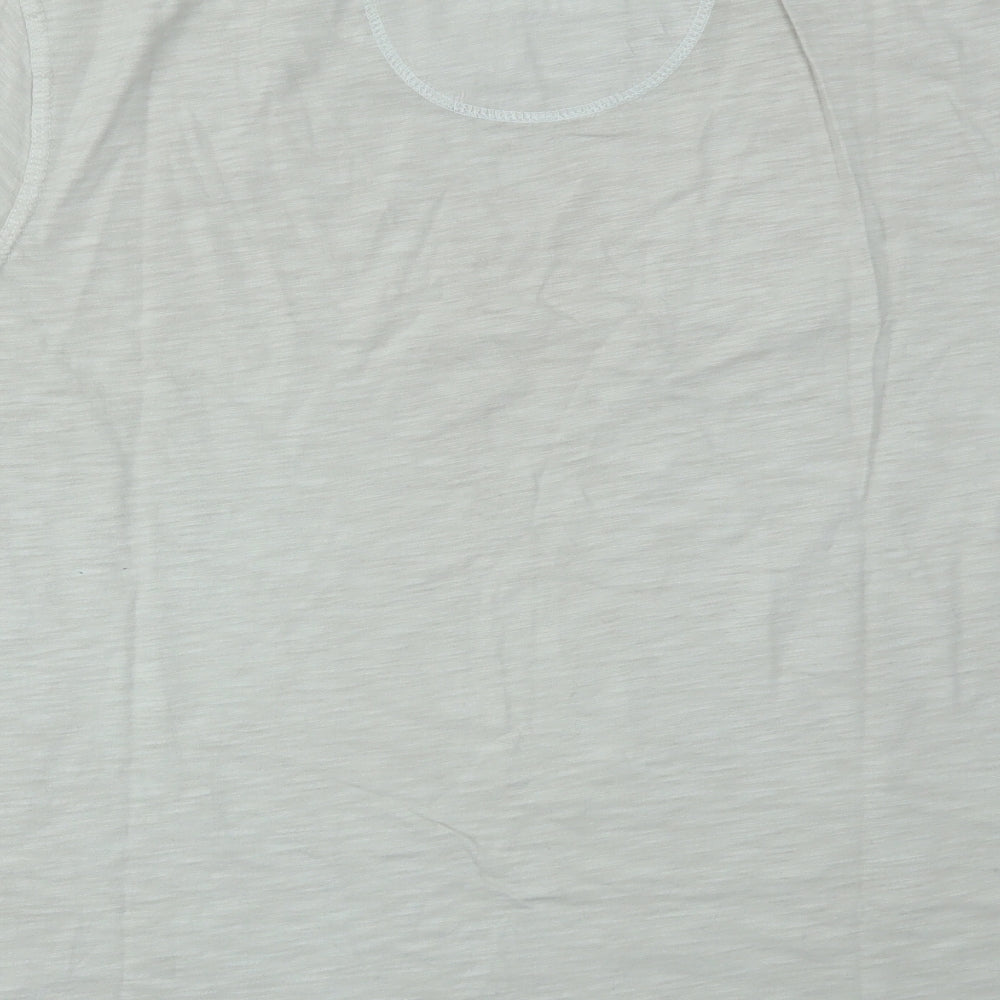 Debenhams Mens Ivory    T-Shirt Size L