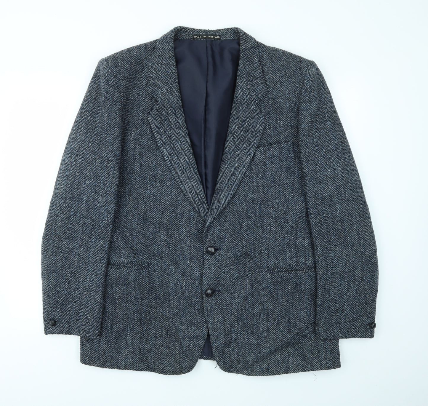 Harris Tweed Mens Blue   Jacket Blazer Size 46