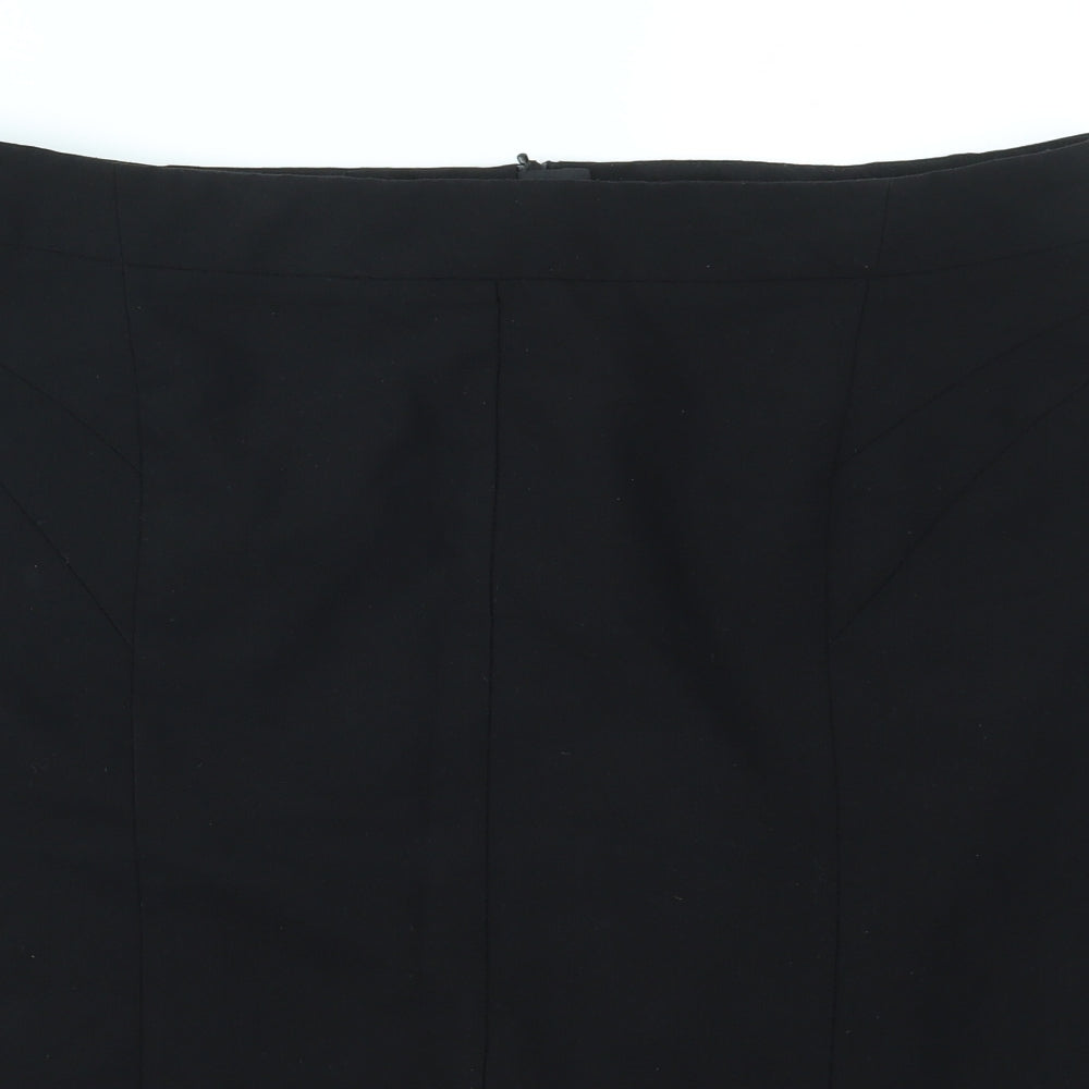 Principles Womens Black   A-Line Skirt Size 16