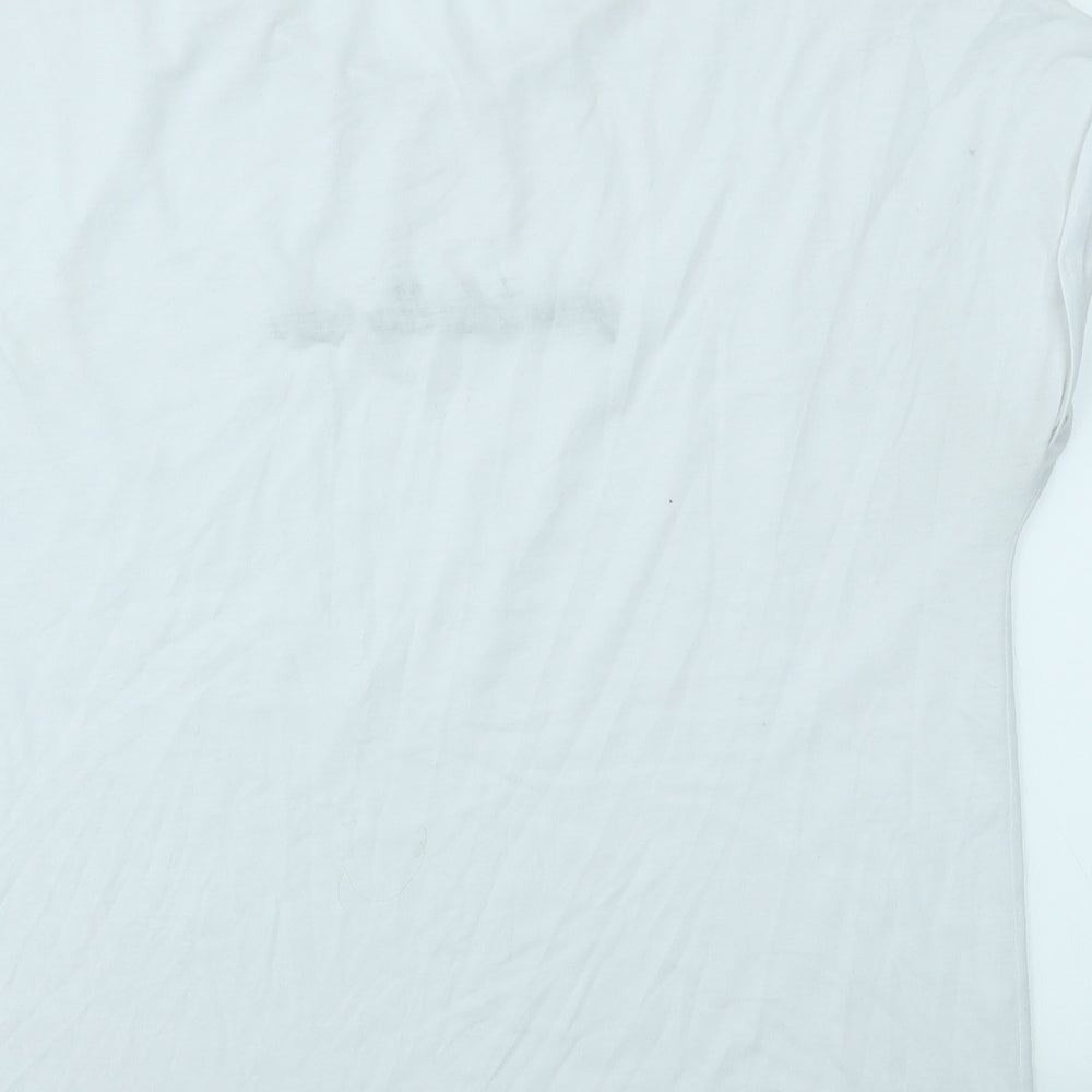 Primark Womens White   Basic T-Shirt Size L