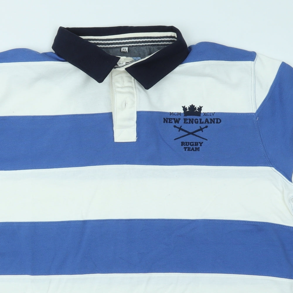 George Mens Multicoloured Striped   T-Shirt Size XL