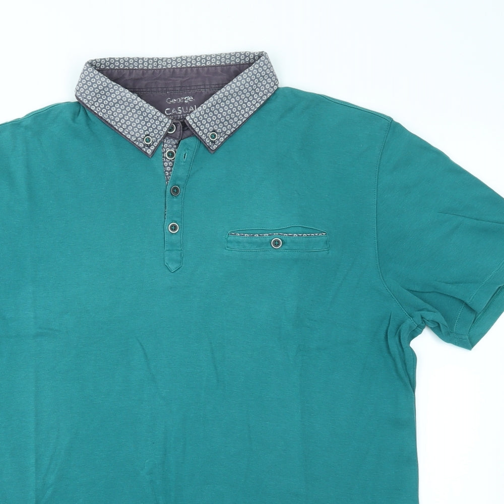 George Mens Blue    T-Shirt Size XL