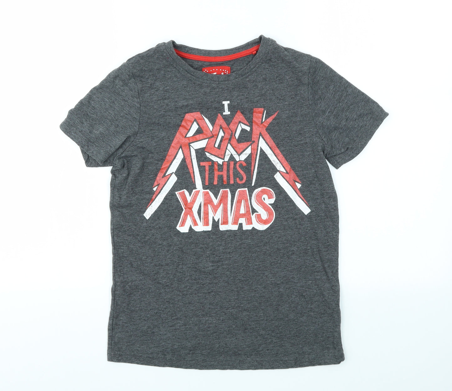 TU Boys Grey   Basic T-Shirt Size 10 Years