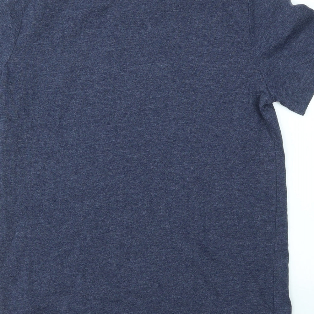 TU Boys Blue Geometric  Basic T-Shirt Size 10 Years