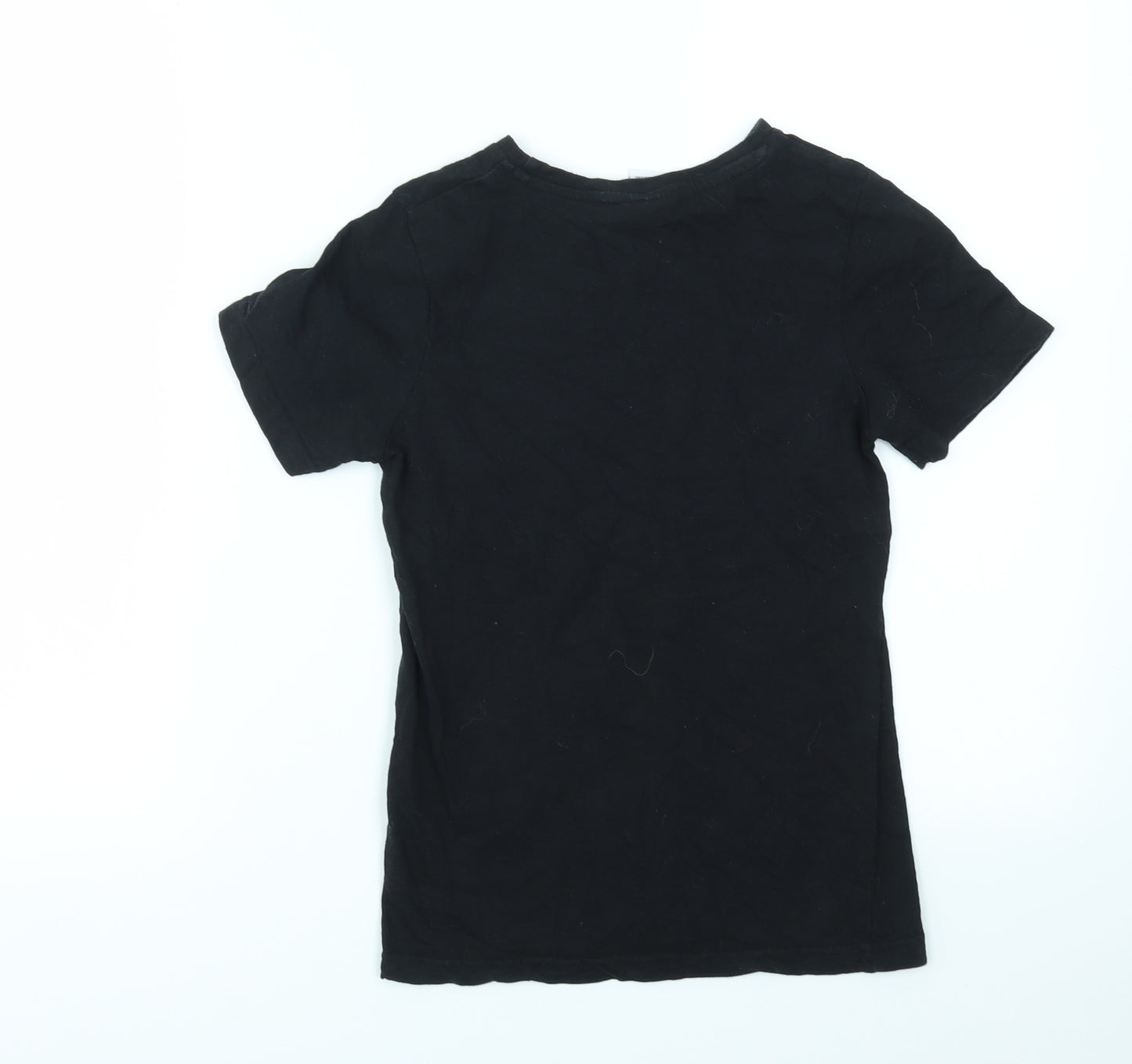 TU Boys Black Geometric  Basic Polo Size 10 Years