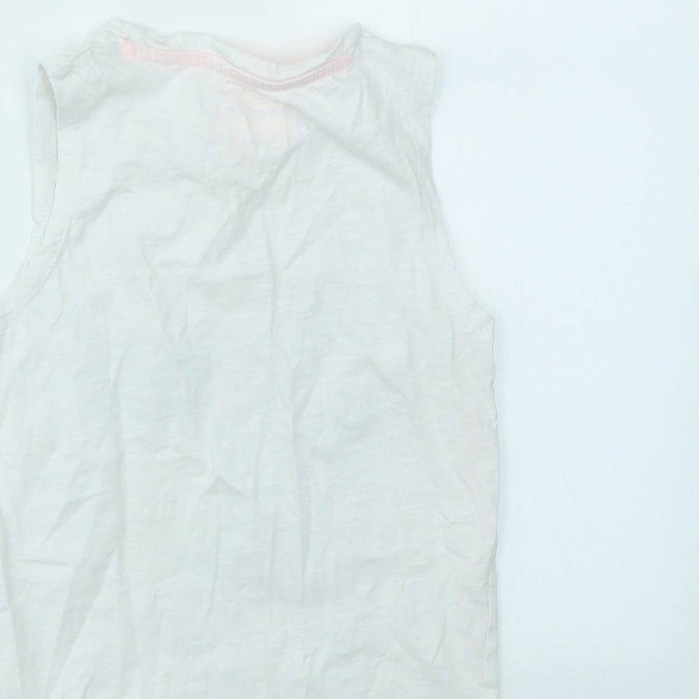 Matalan Girls White   Basic Polo Size 9 Years