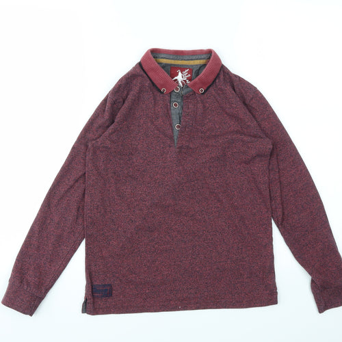 TU Boys Purple   Basic T-Shirt Size 10 Years