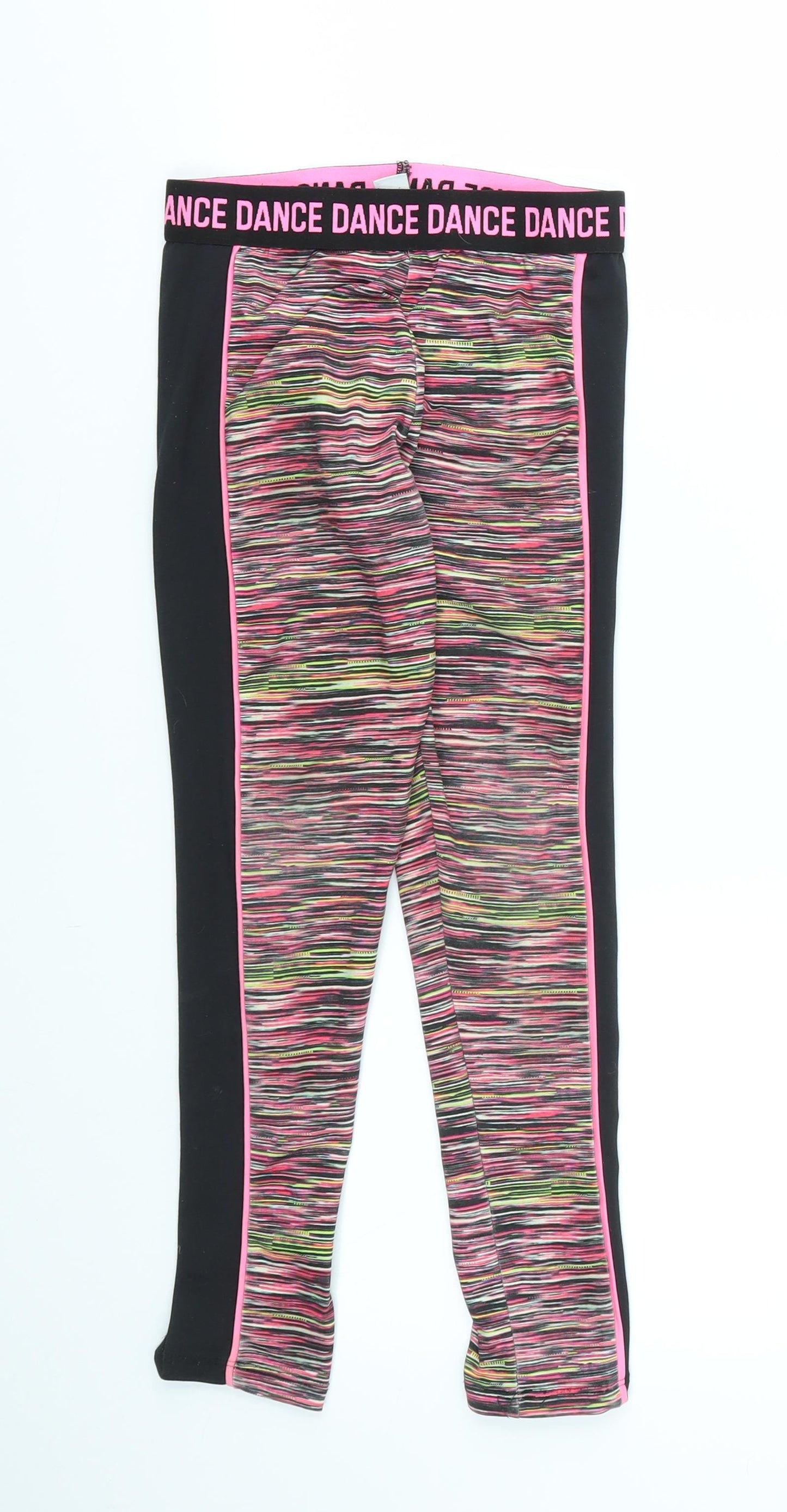 TU Girls Multicoloured Geometric  Jegging Trousers Size 9 Months