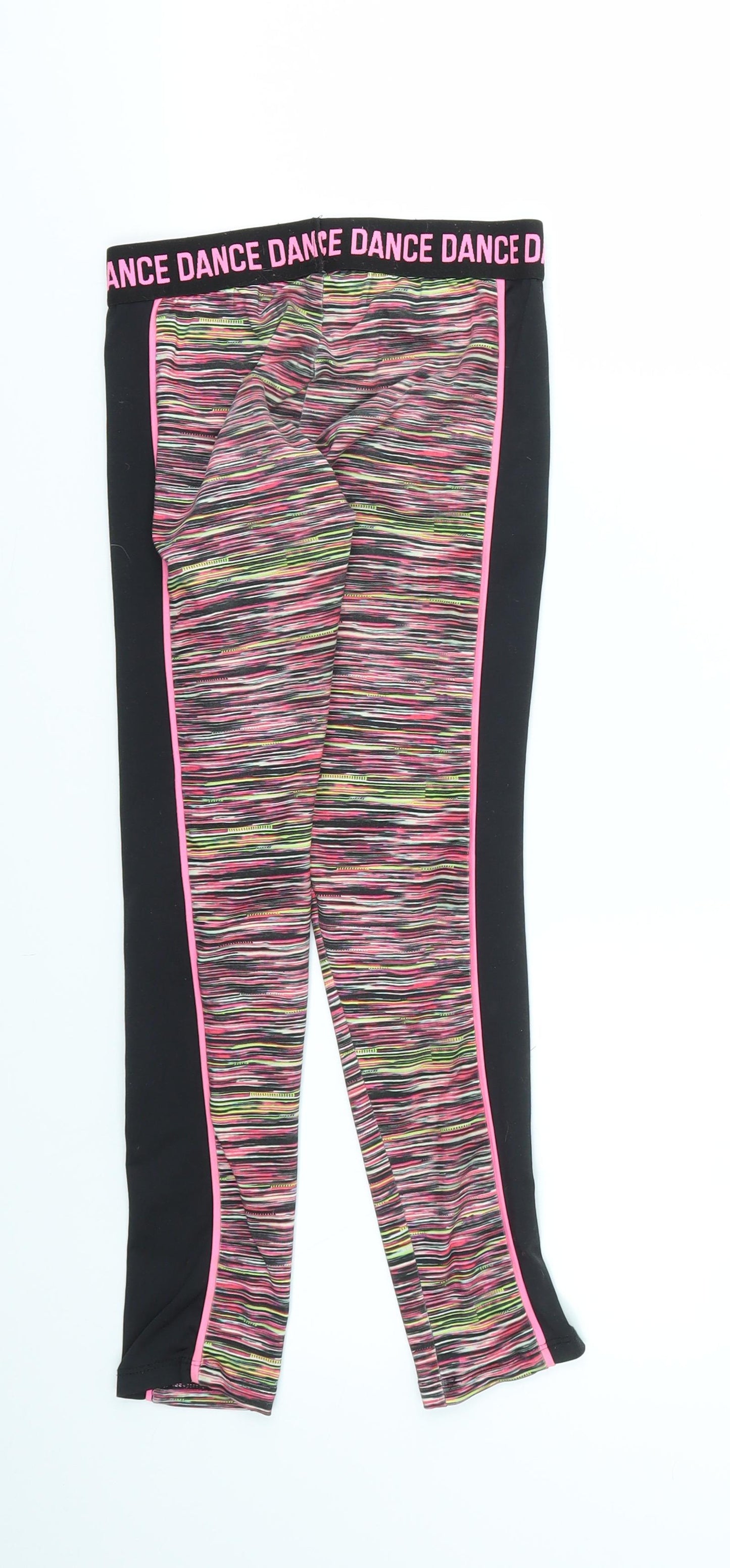 TU Girls Multicoloured Geometric  Jegging Trousers Size 9 Months