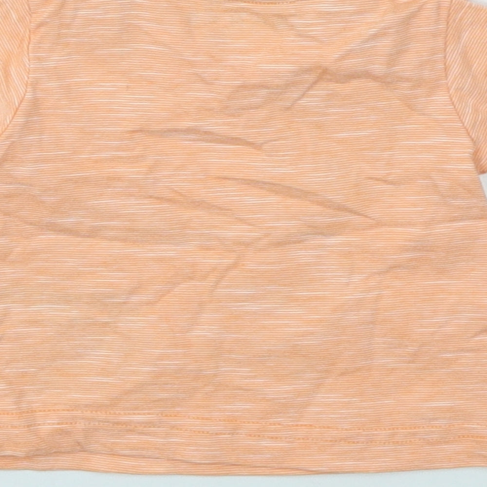 Nutmeg Baby Orange Animal Print  Basic T-Shirt Size Newborn