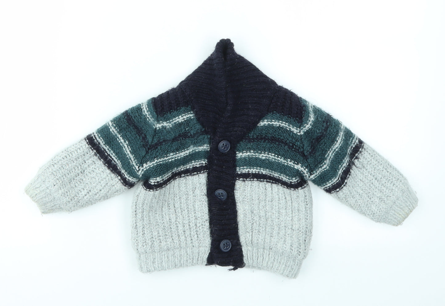 Nutmeg Boys Multicoloured   Cardigan Jumper Size 9-12 Months