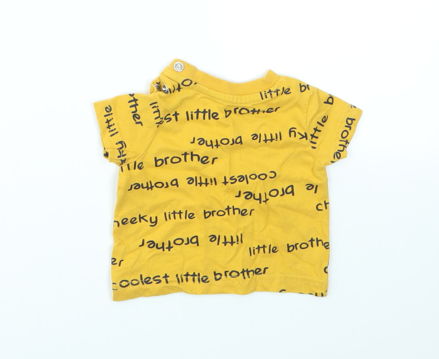 Nutmeg Boys Multicoloured Geometric  Basic T-Shirt Size Newborn