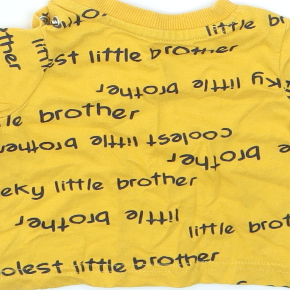 Nutmeg Boys Multicoloured Geometric  Basic T-Shirt Size Newborn