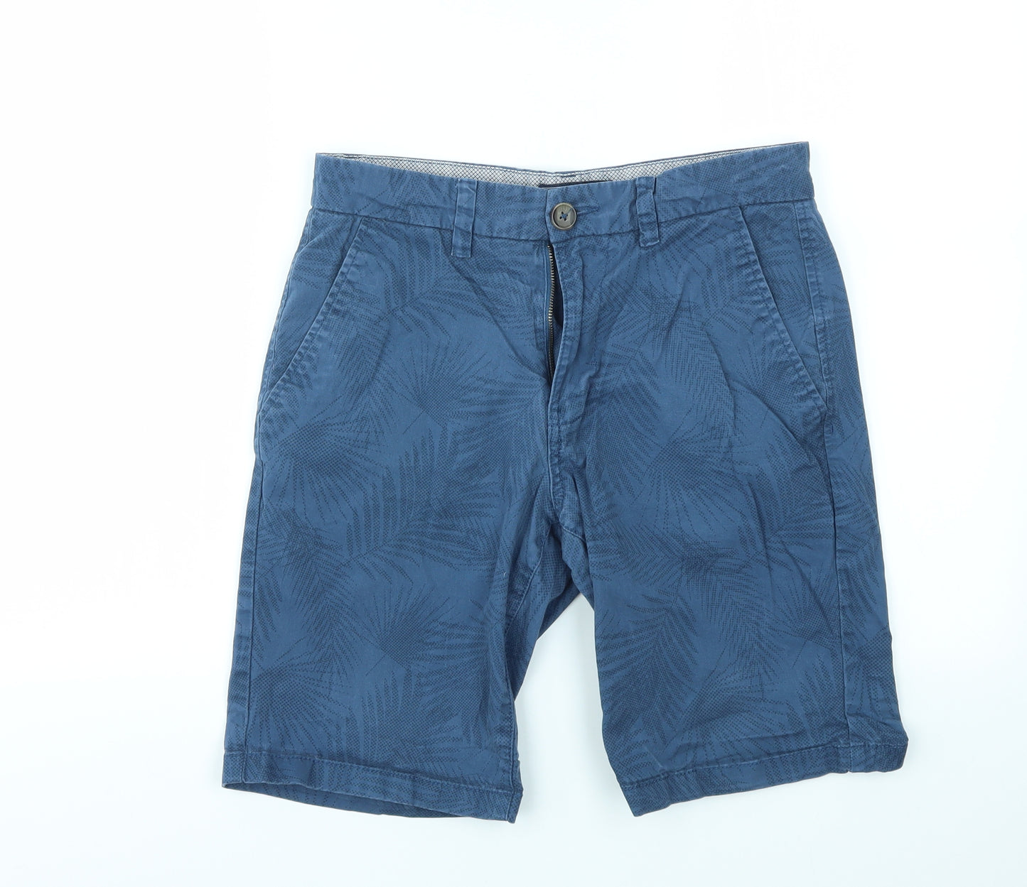 F&F Mens Blue   Chino Shorts Size 30