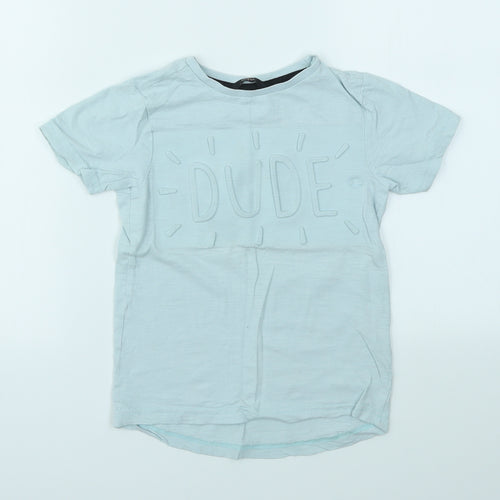 George Boys Blue   Basic T-Shirt Size 4-5 Years