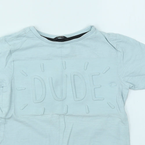 George Boys Blue   Basic T-Shirt Size 4-5 Years