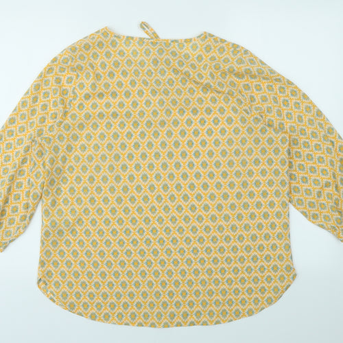 M&S Womens Multicoloured Floral  Basic Blouse Size 14