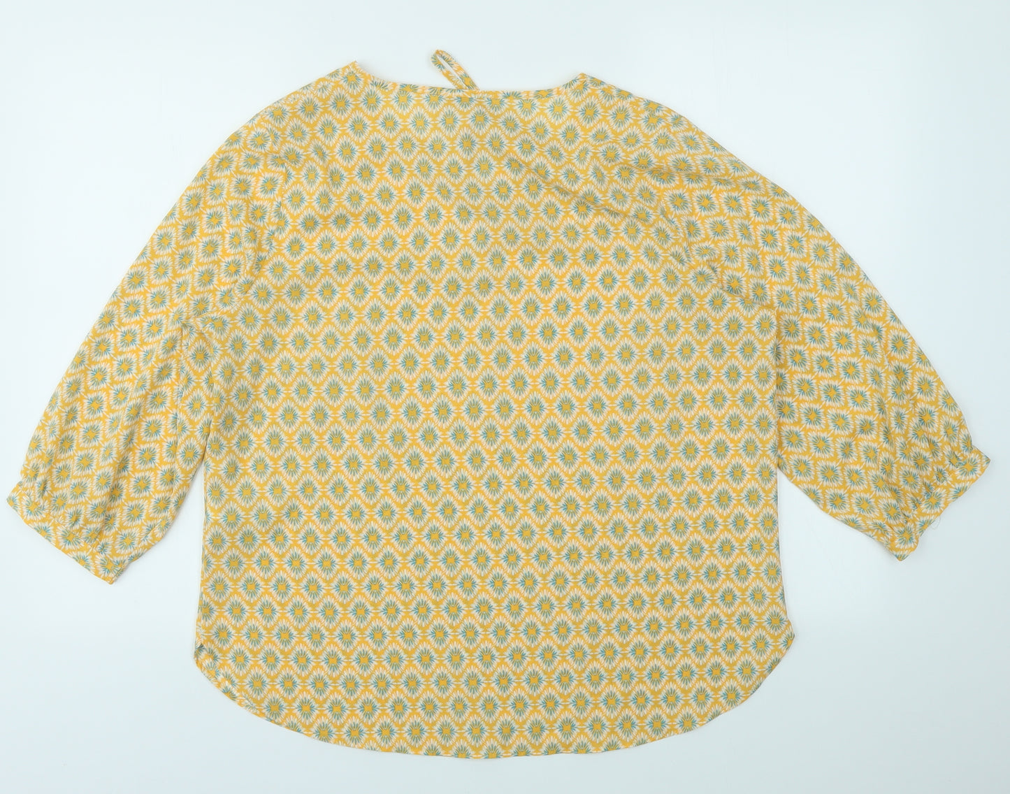 M&S Womens Multicoloured Floral  Basic Blouse Size 14