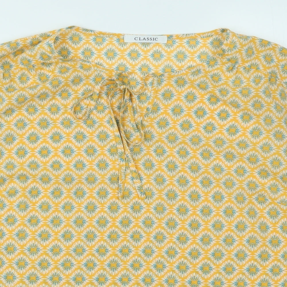M&S Womens Multicoloured Floral  Basic Blouse Size 14