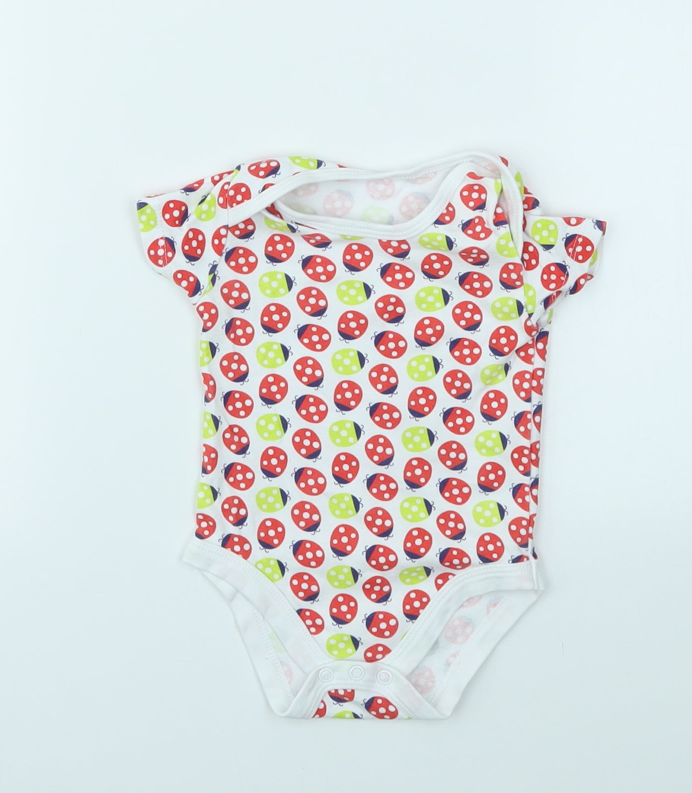 Nutmeg Baby Multicoloured Geometric  Babygrow One-Piece Size 3-6 Months