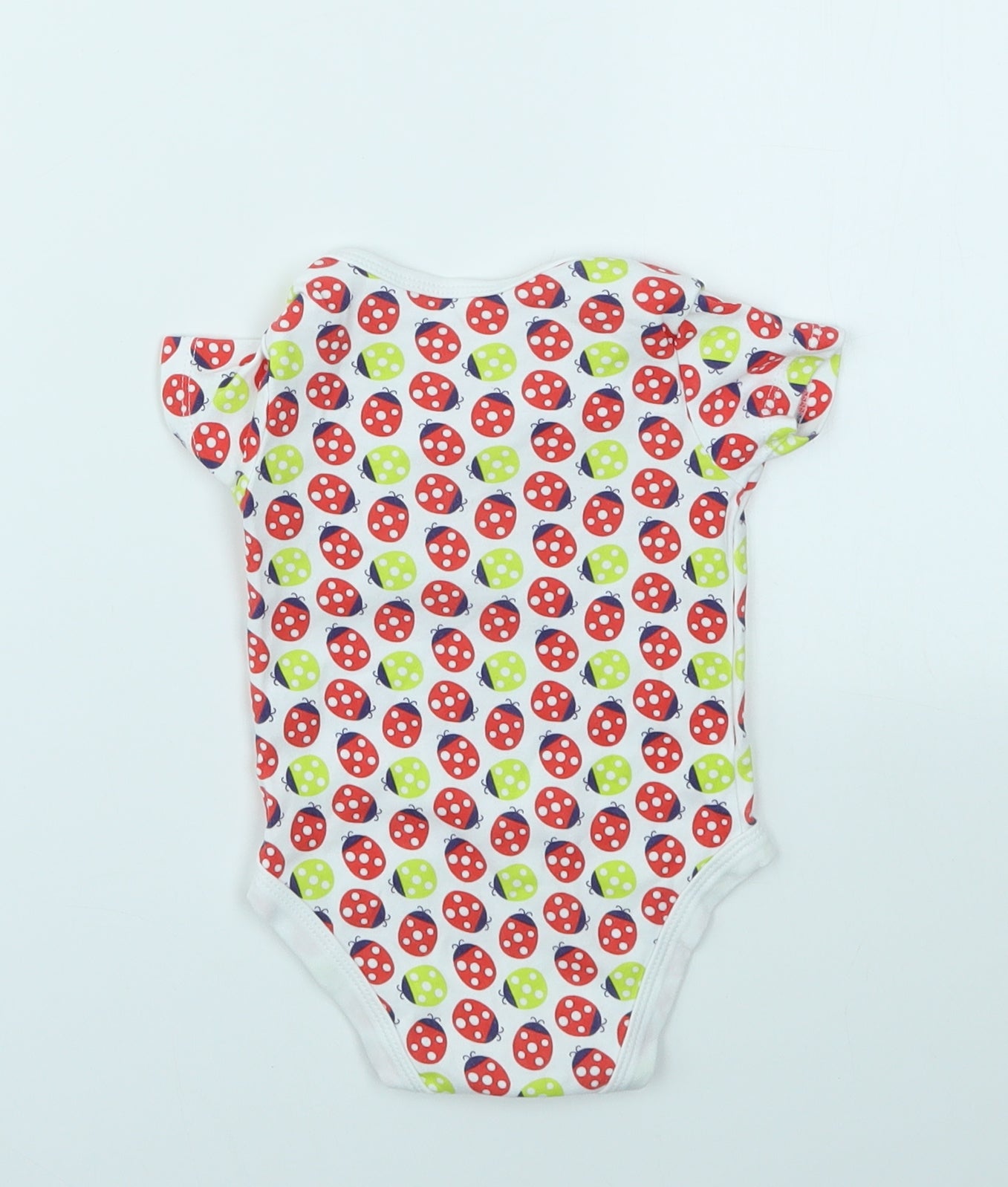 Nutmeg Baby Multicoloured Geometric  Babygrow One-Piece Size 3-6 Months