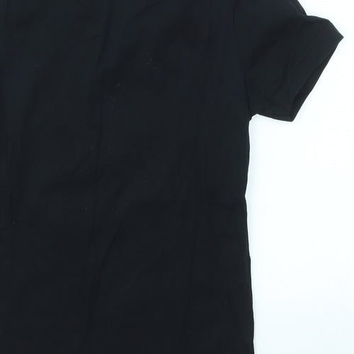 George Boys Black   Basic T-Shirt Size 5-6 Years