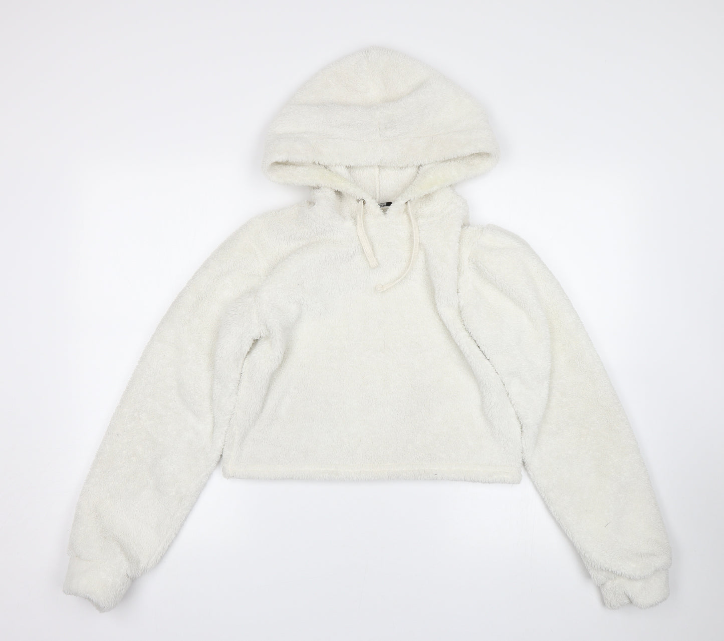 Select Womens White   Pullover Hoodie Size S