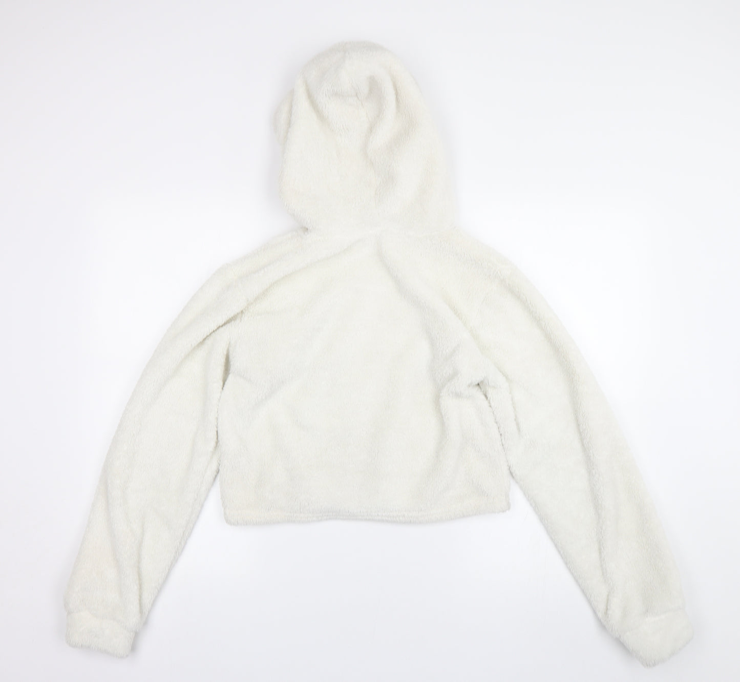 Select Womens White   Pullover Hoodie Size S