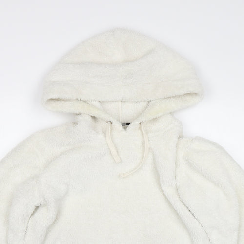 Select Womens White   Pullover Hoodie Size S