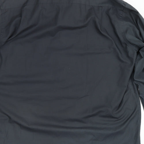 Greenwoods Mens Grey    Dress Shirt Size 17