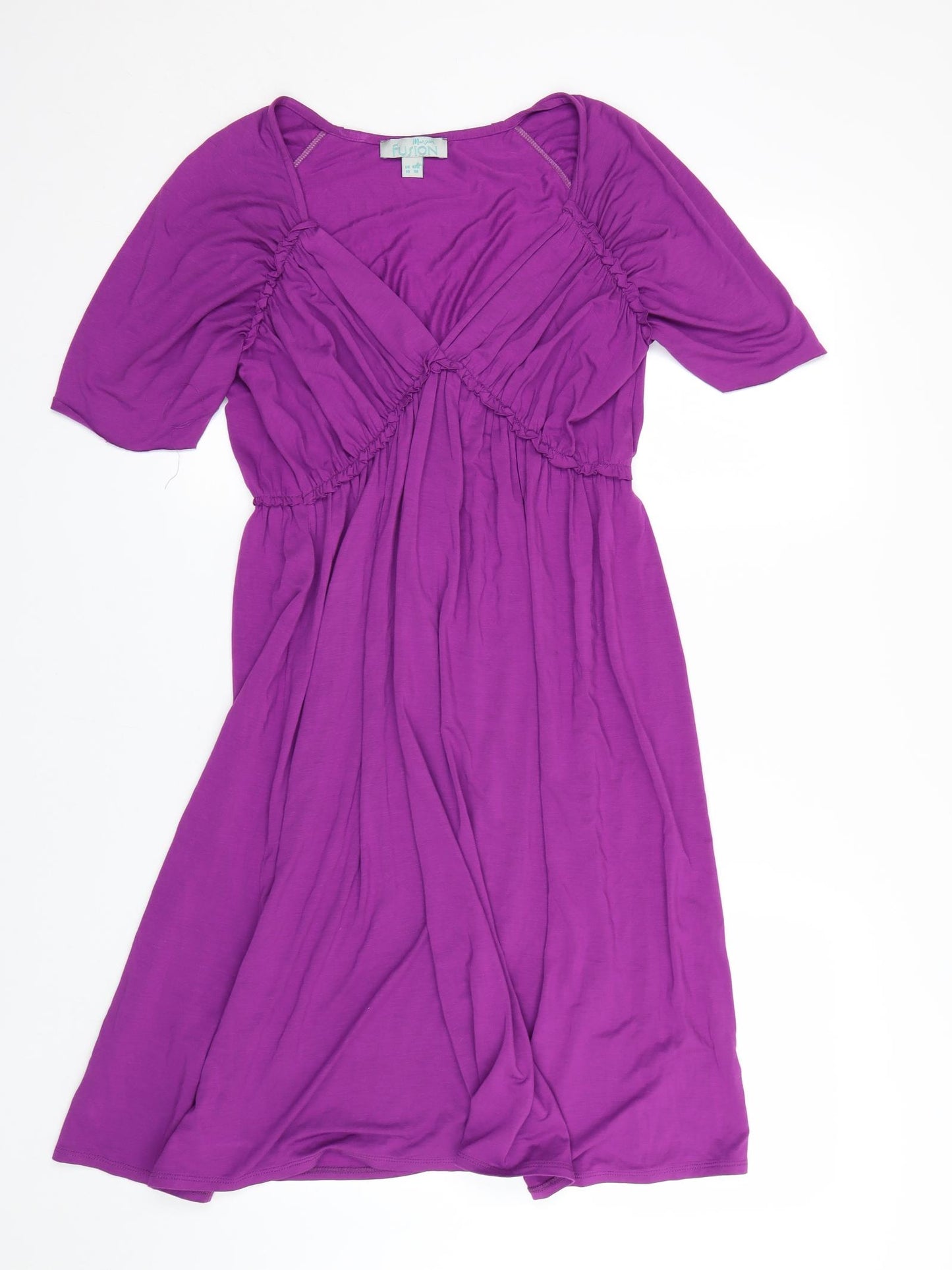 Monsoon Womens Purple   Fit & Flare  Size 10
