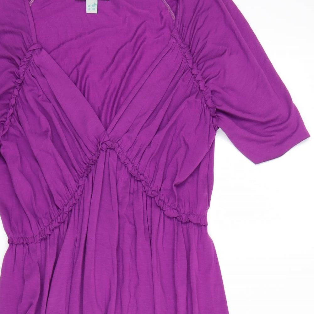 Monsoon Womens Purple   Fit & Flare  Size 10